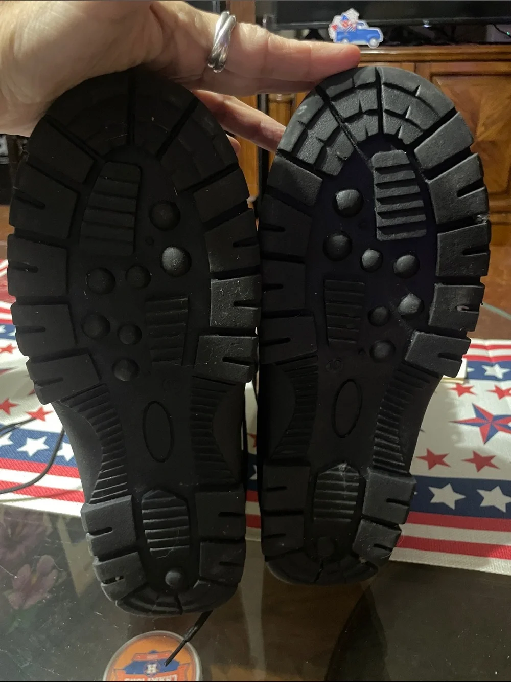 Source Unknown Black and Brown Men's Rain & Snow Boots